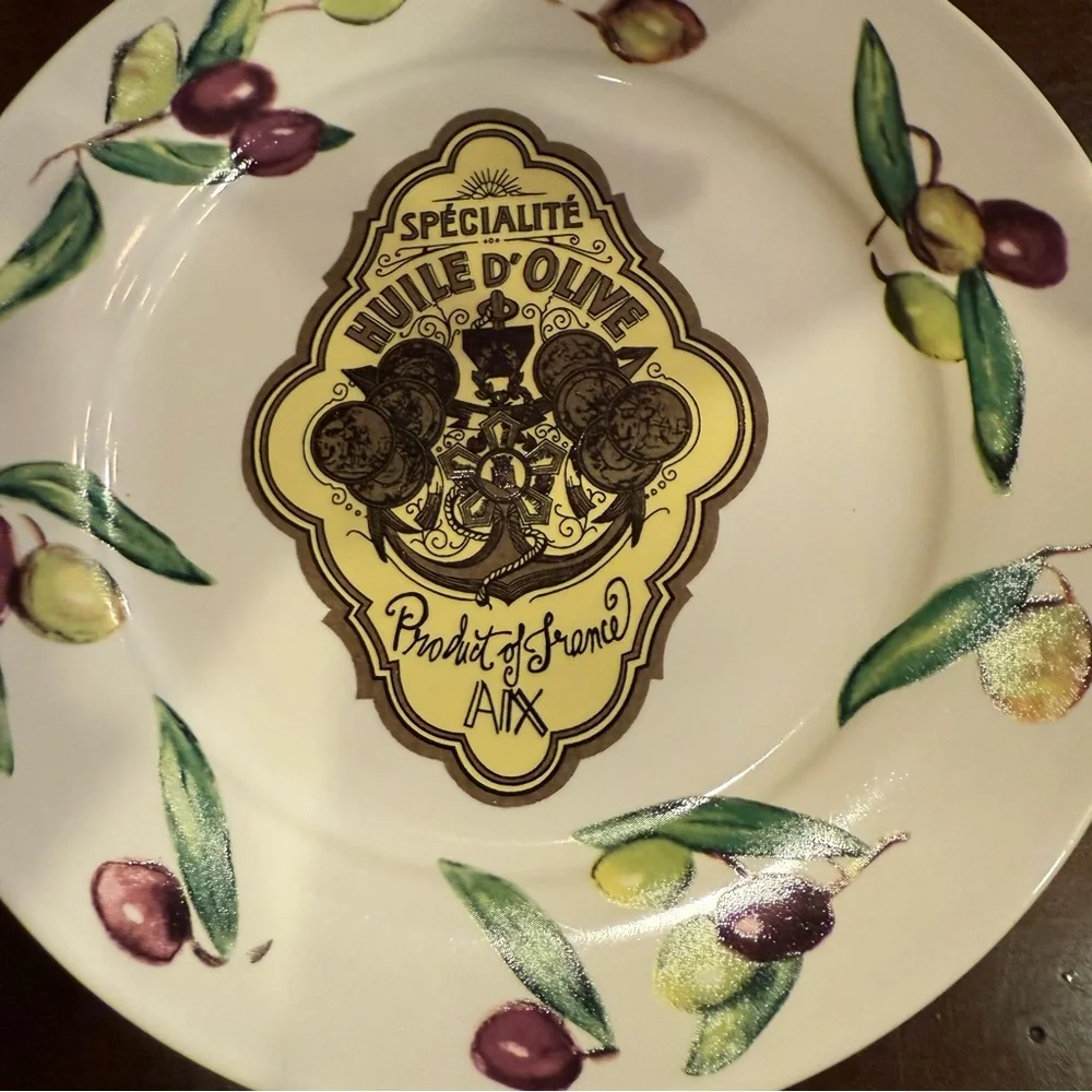 Rosanna Huile d’Olive-Appetizer/Salad Plates set of 4
